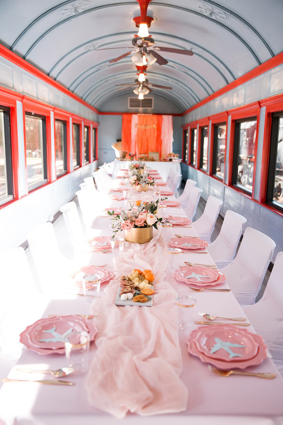 Vintage French travel-themed 2nd birthday party at Travel Town in Griffith Park