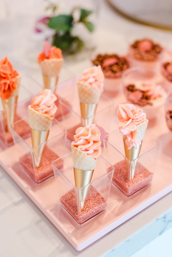 Coral and peach Galentine's party at Festoon LA Inspiration