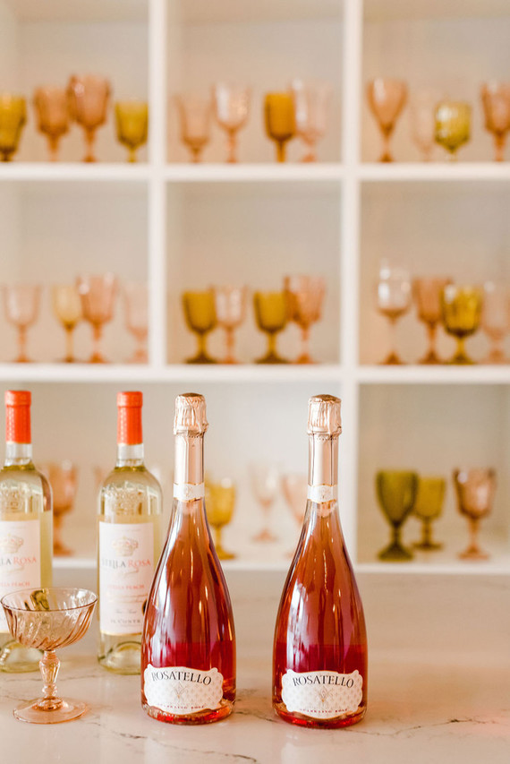 Coral and peach Galentine's party at Festoon LA