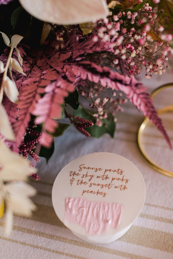 Coral and peach Galentine's party at Festoon LA