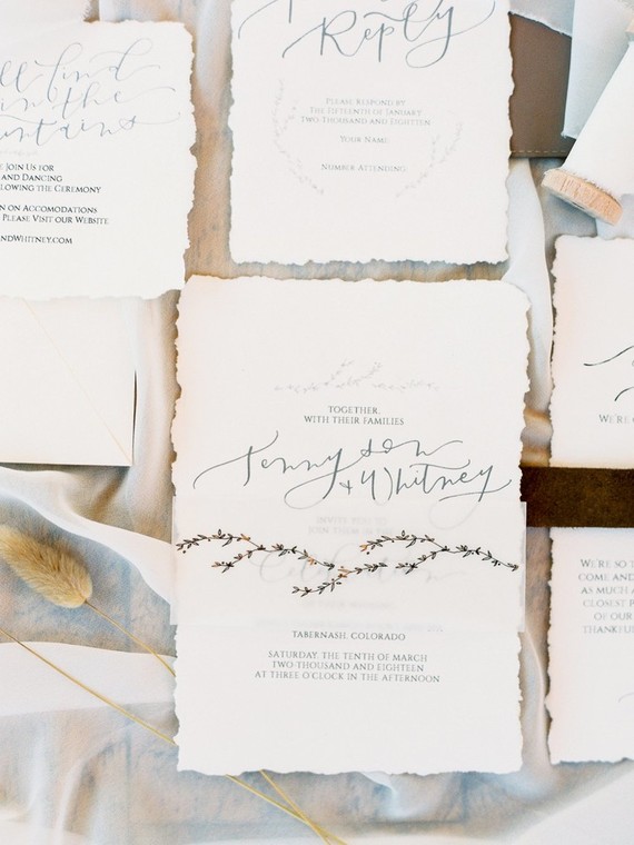 Luxe winter Rocky Mountain ranch wedding Inspiration