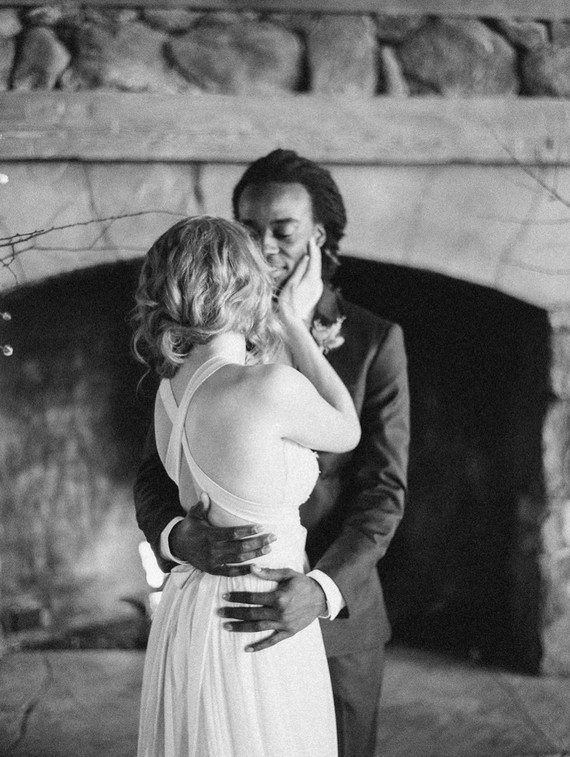 Luxe winter Rocky Mountain ranch wedding