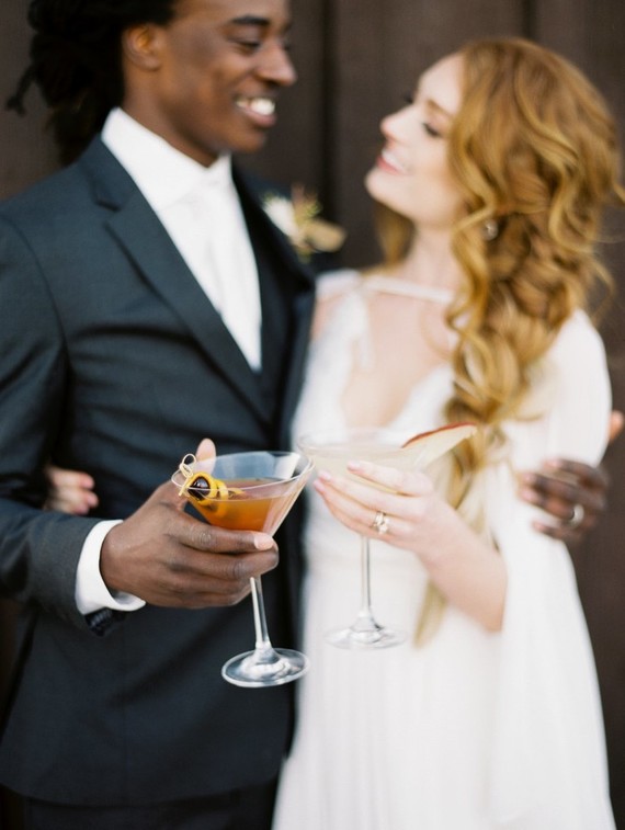 Luxe winter Rocky Mountain ranch wedding