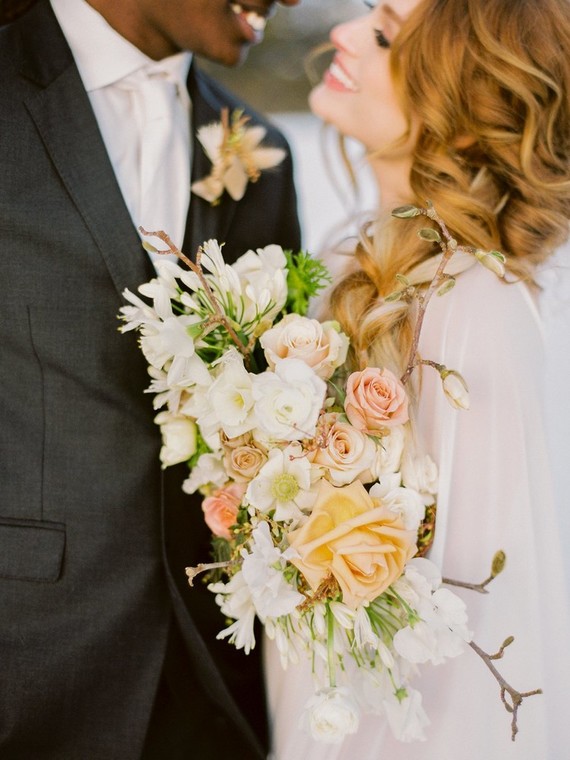 Luxe winter Rocky Mountain ranch wedding