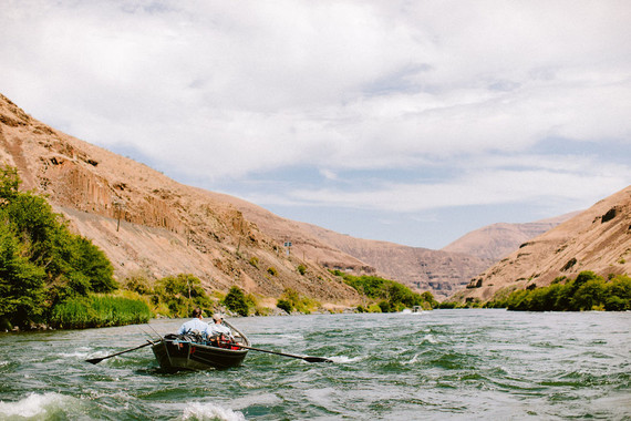This bohemian elopement will have you dreaming of a laid back river trip Wedding Inspiration