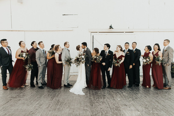 Rustic boho Kansas City barn wedding