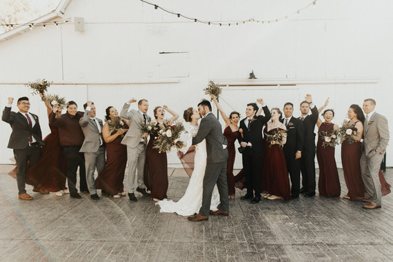 Rustic boho Kansas City barn wedding