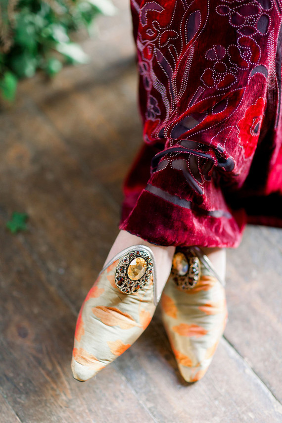 Ornate romantic British wedding editorial inspired by The Legend of Briar Rose