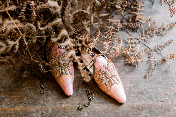 Ornate romantic British wedding editorial inspired by The Legend of Briar Rose