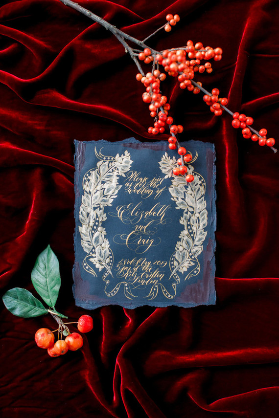 Ornate romantic British wedding editorial inspired by The Legend of Briar Rose Inspiration