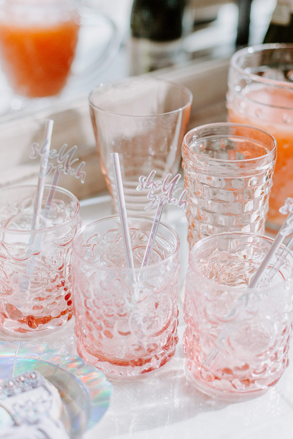 Boho mermaid girl's birthday party with all the sparkles