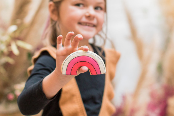 Eye Love You boho kids Valentine's Day party