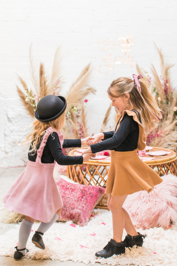 Eye Love You boho kids Valentine's Day party Inspiration