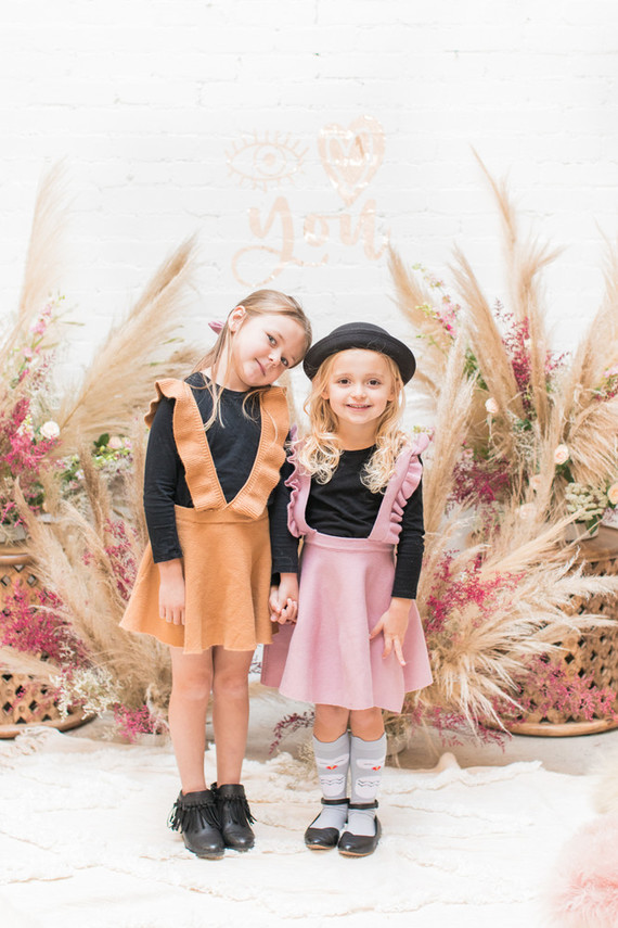 Eye Love You boho kids Valentine's Day party