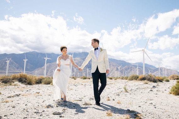 Modern blushy Palm Springs wedding at Colony 29 Inspiration