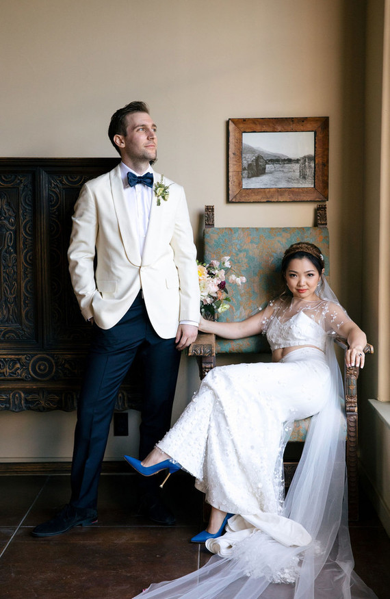 Modern blushy Palm Springs wedding at Colony 29 Inspiration
