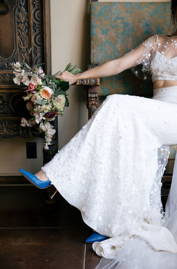 Modern blushy Palm Springs wedding at Colony 29 Inspiration
