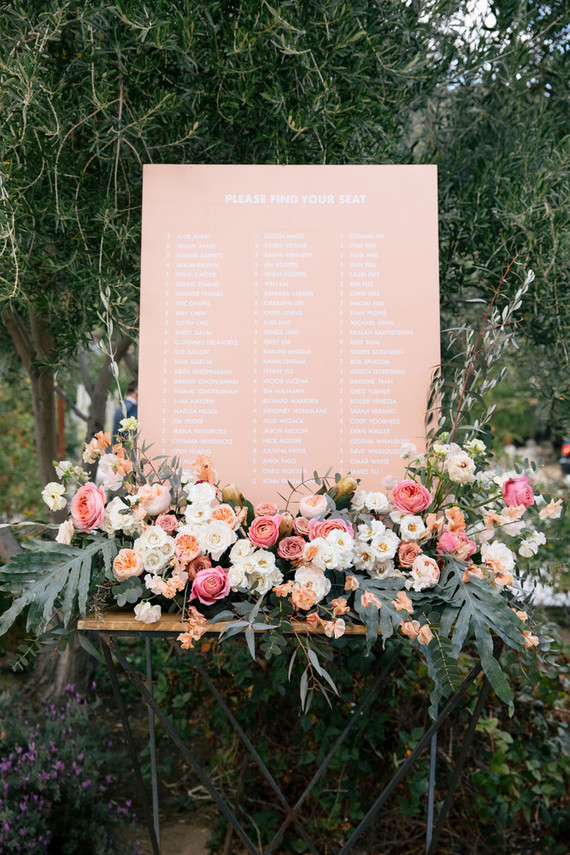 Modern blushy Palm Springs wedding at Colony 29 Inspiration