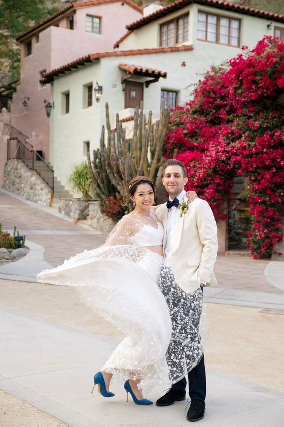 Modern blushy Palm Springs wedding at Colony 29 Inspiration