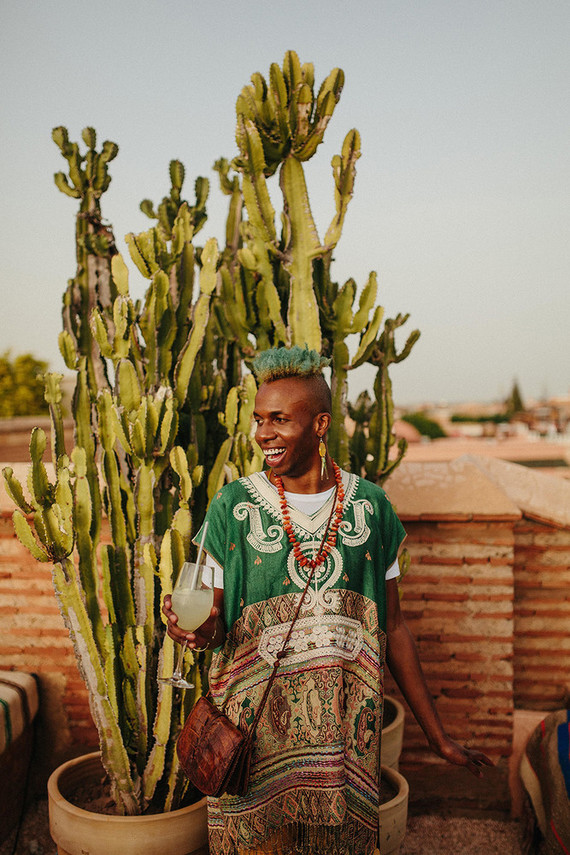 The ultimate in laid back desert chic is this stylish wedding in the Agfay desert outside of Marrakesh