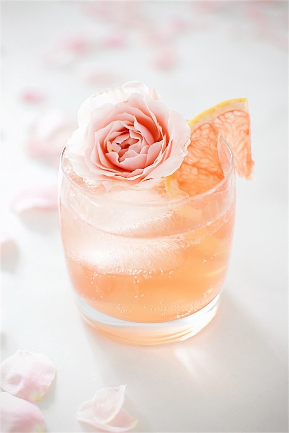Cardamom Rose cocktail for Valentine's Day