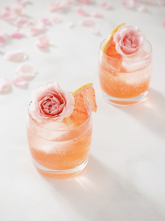 Cardamom Rose cocktail for Valentine's Day