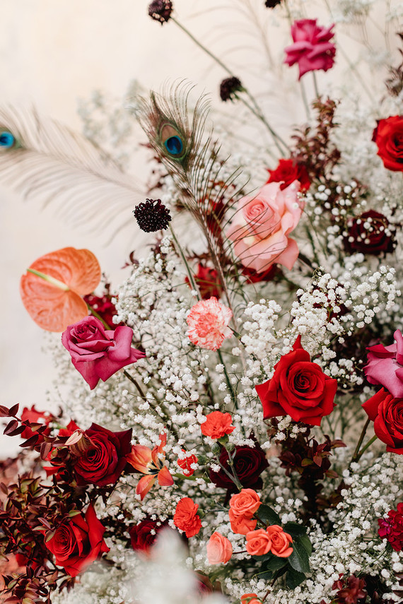 modern winter art gallery wedding in Philadelphia