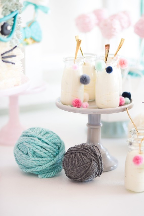A kitty cat second birthday party with the most incredibly fun decor Inspiration