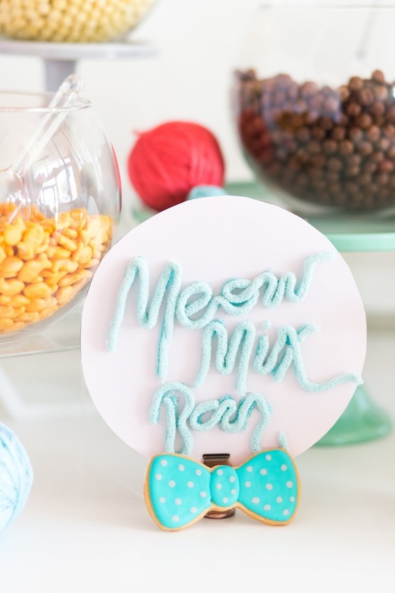 A kitty cat second birthday party with the most incredibly fun decor Inspiration