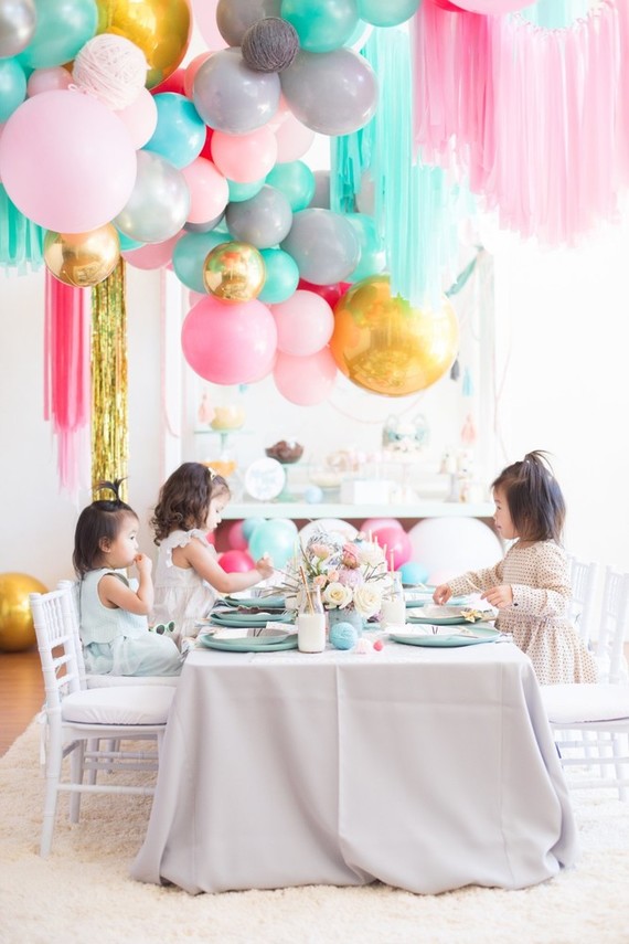 A kitty cat second birthday party with the most incredibly fun decor Inspiration