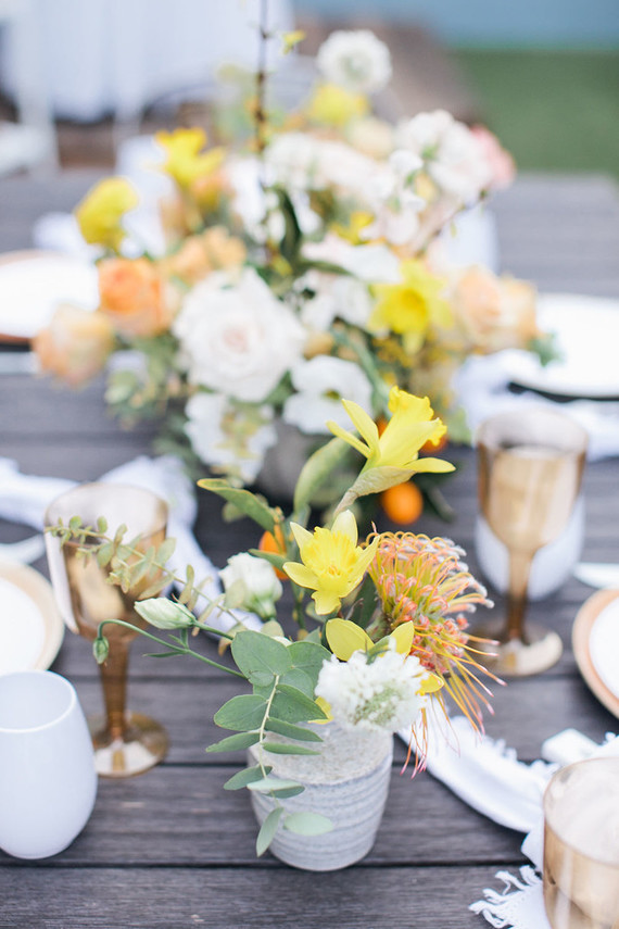 Spring backyard gender neutral baby shower