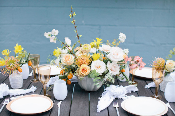 Spring backyard gender neutral baby shower