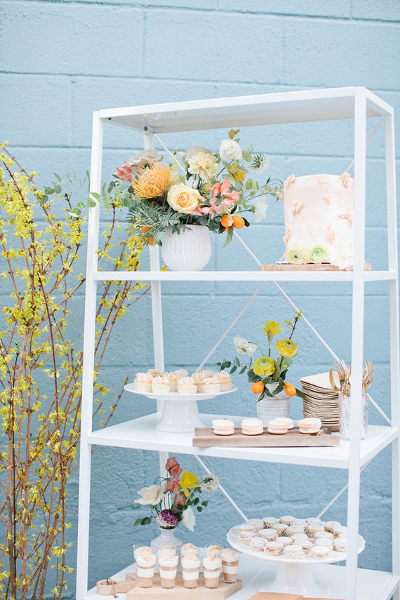 Spring backyard gender neutral baby shower