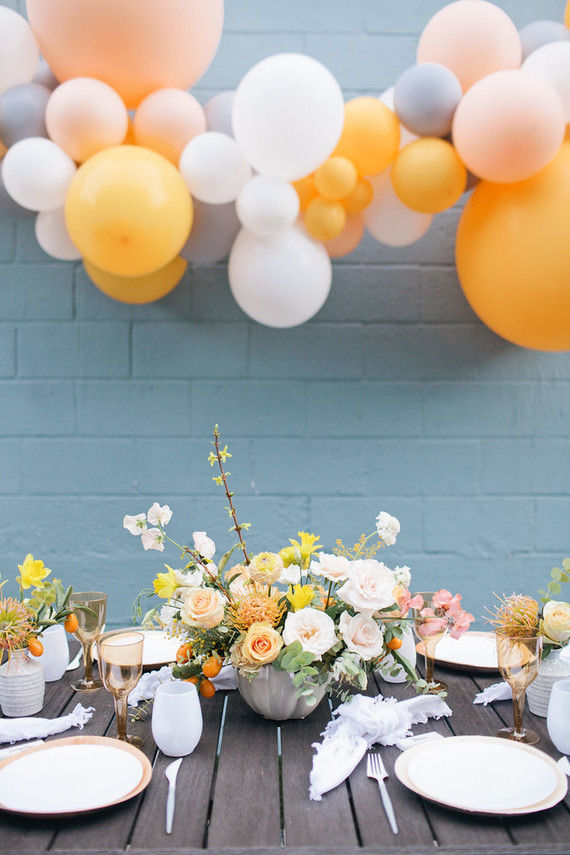 Spring backyard gender neutral baby shower Inspiration