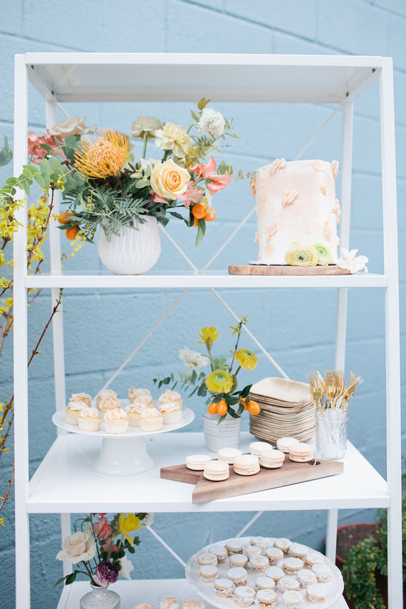 Spring backyard gender neutral baby shower