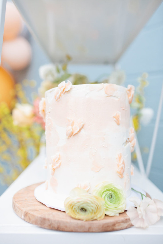 Spring backyard gender neutral baby shower