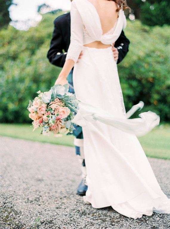 This Scottish wedding in an Irish Castle makes tartan look extra chic