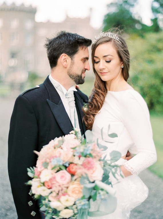 This Scottish wedding in an Irish Castle makes tartan look extra chic
