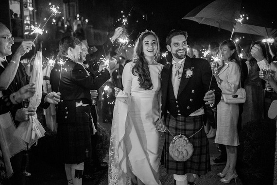 This Scottish wedding in an Irish Castle makes tartan look extra chic
