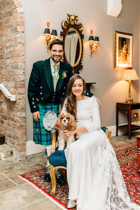 This Scottish wedding in an Irish Castle makes tartan look extra chic