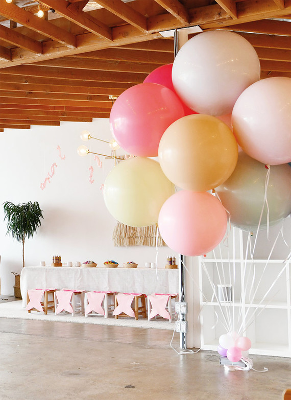 Pastel mermaid party at Festoon LA