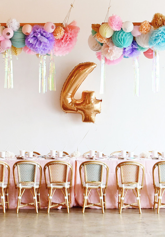 Pastel mermaid party at Festoon LA