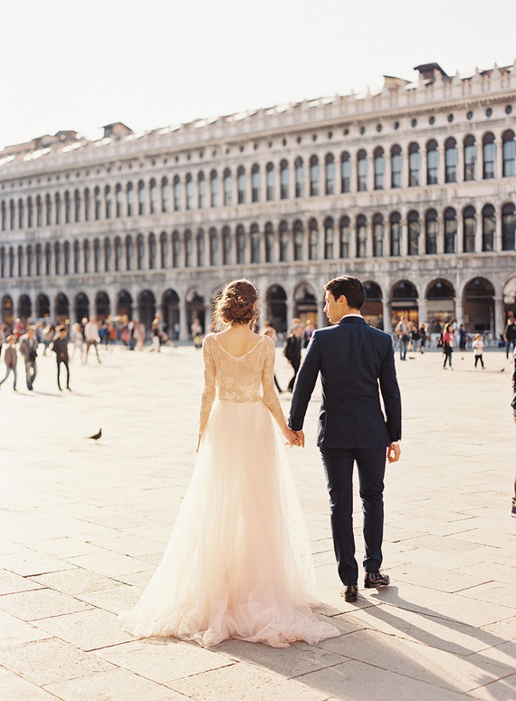 The most romantic elopement ever on the canals of Venice, Italy