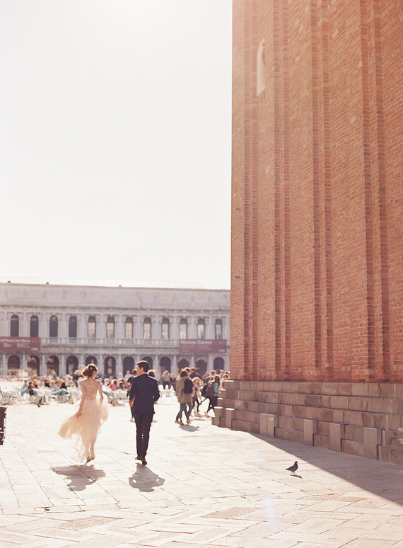 The most romantic elopement ever on the canals of Venice, Italy