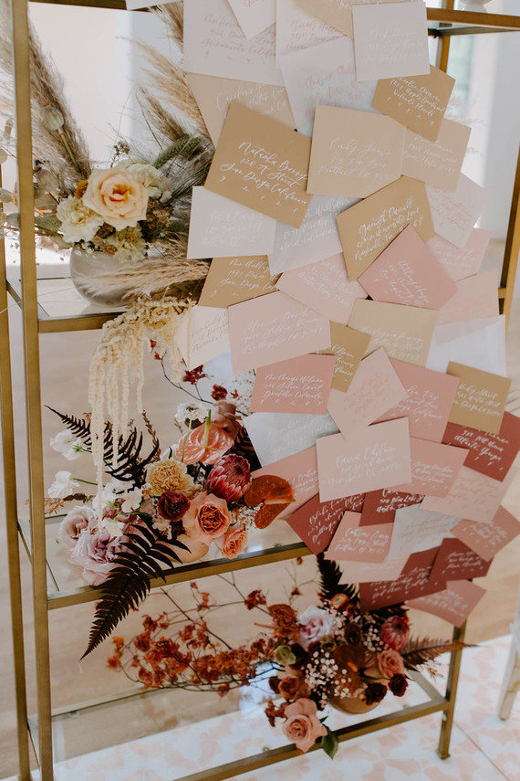 Blush wedding invitations