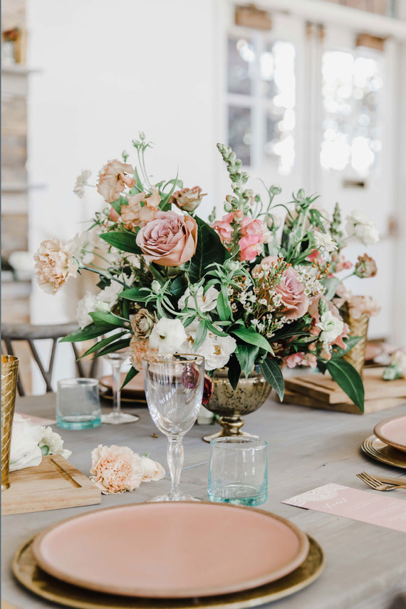 Wedding tablescape