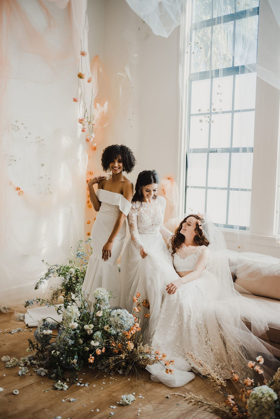 Modern bridal style