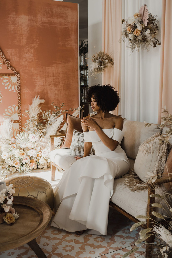 Modern bridal style