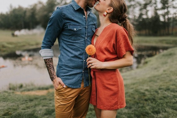 whimsical sunrise glamping elopement in Maine Inspiration