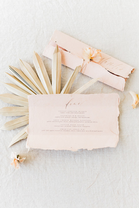 The blushiest bridal editorial and tablescape for spring